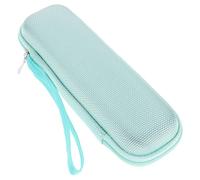 WHAMVOX Portable Electric Toothbrush Case with Shockproof Interior Lightweight Travel Organizer for Toothpaste and Rinse Cup Compact Hard Storage Bag in Light Green for Dental Essentials