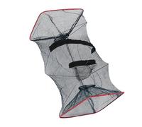 WHAMVOX Portable Foldable Crab Catching Trap with Nylon Mesh for Camping and Fishing Reusable Lobster and Crawfish Bait Net Space-saving Outdoor Shellfish Trap for Efficient Catching