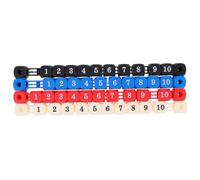 WHAMVOX Portable Football Score Counters and Home Use by Table Soccer Enthusiasts 4pcs with Precise Scoring and Sturdy Plastic Design for Table Soccer for Family Gatherings