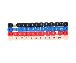 WHAMVOX Portable Football Score Counters and Home Use by Table Soccer Enthusiasts 4pcs with Precise Scoring and Sturdy Plastic Design for Table Soccer for Family Gatherings
