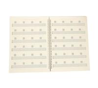 WHAMVOX Portable Guitar Music Score Book with Coil Design, Wear-resistant and Waterproof Paper Material, Very Light and Suitable for Beginners, Can be Put into Guitar Bag or Backpack