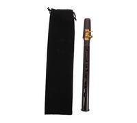 WHAMVOX Portable Mini Pocket Saxophone Compact Woodwind for Beginners and Brown Sax with Reeds and Mouthpieces Carrying Bag Included for Amateur Music Lovers and Travel Use