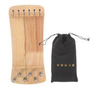 WHAMVOX Portable Wooden Guzheng Finger Trainer Strengthener for Flexible Finger Exercise Mini Guzheng Practice Tool for Muscle Memory Improvement and Quiet Musical Instrument Training