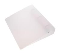WHAMVOX Pp File Binder Cover Large Capacity Plastic Folder A4 with 3 Ring Design Refillable Binder Shell with Smooth Scratch-Resistant Finish for Photo Storage and Project Files