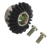 WHAMVOX Precision Iron Bevel Gear with 20 Teeth for Mechanical Models Featuring Compact Design and Energy Efficiency, for Creative Engineering Solutions and Industrial Transmission