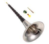 WHAMVOX Professional Chinese Suona Wind Instrument Easy to Play Wood Crafts Instrument in D Key Iron Material Accessories Random Color for Beginners for Students and Professionals