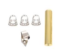 WHAMVOX Professional Guitar Slide Stick Metal Finger Picks Style Versatile for Electric Lap Steel Guitars