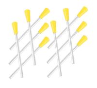 WHAMVOX Professional Triangle Iron Mallet Percussion Instrument Accessories Plastic Triangle Iron Stricker Sturdy 10Pcs Set for Music Education and Rhythm Practice