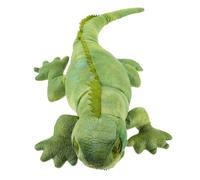 WHAMVOX Realistic Plush Lizard Soft Stuffed Animal Green Chameleon Doll Bedroom Decor Cute Cartoon Style Washable Animal Plush