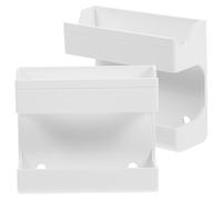 WHAMVOX Remote Control Holders to Keep Strong Adhesive and 2pcs Adhesive Wall Mount Phone Charging Brackets Punch-Free Installation for Your Room Clean and Tidy Home