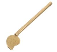 WHAMVOX Retro Cabinet Key Copper Door Bolt Lock with Leaf Shape for Shoe Cabinet Doors, Classical Design Metal Locks Featuring Quick Locking and Versatile Application for Household Safety
