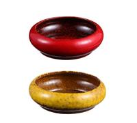 WHAMVOX Retro Flower Pot 2pcs Ceramic with Drainage Hole for Succulent