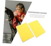 WHAMVOX S Reusable Taekwondo Breaking Board Yellow Practice and Performing Training Board for Martial Arts Skill Development and Explosive Power Exercises