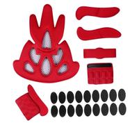 WHAMVOX Safe Helmet Padding Kit with Ergonomic Shock-absorbing Liner and Adhesive Sticker Breathable Protective Cushion for Bicycle Motorcycle and Outdoor Helmets