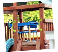 WHAMVOX Safety Non-Slip Plastic Handles for Climbing Frames Outdoor Indoor Swing Accessories Heavy Duty Hand Grips with Screw Caps Random Color for Play Equipment Random Color