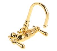 WHAMVOX Scale Old Fashioned Tap for Mini Bath Tub Scene Craft Accessory for Realistic Dollhouse Bathroom Decor