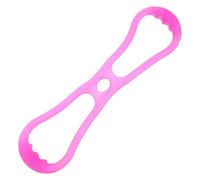 WHAMVOX Silicone Yoga Tension Band Multifunctional Figure Elastic Pull Rope for Fitness Compact and Stylish Pink Color for Home Workouts and Gym Exercises