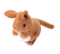 WHAMVOX Simulation Wind-up Kangaroo Realistic Plush Animal Clockwork for Lightweight Cartoon Figurine Safe Smooth Edges for Parties and Playtime Entertainment