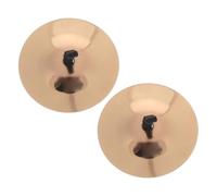 WHAMVOX Small Finger Cymbals for Lightweight Hand Cymbals with Resonant Copper Sound Percussion Instruments for Belly Dancing Music Lessons Party Fun