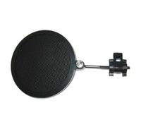 WHAMVOX Small Microphone Filter with Double-Layer Iron Mesh Black Mic Filter Shield Protects Microphone from Spit for Studio Recording
