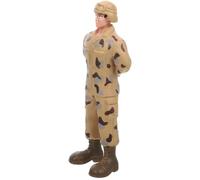 WHAMVOX Soldier Figurines Decorative Micro Landscaping Models for Home Office Study Shelves Unique Movable Action Figure Sculpture for Early Education and Collectors
