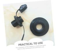 WHAMVOX Spiral Air Valve Nozzle for Kayak Inflatable Boat Accessories Abs Material Portable Design Easy Replacement High Inflation Efficiency for Outdoor Water Sports