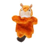 WHAMVOX Squirrel Hand Puppet Plush for Storytelling Animal Finger Puppet Creative Parent Interactive Plush for Early Education and Bedtime Fun