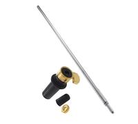 WHAMVOX Stainless Steel Cello Tail Rod Endpin Non-slip Support Tool for 1/2 Cello Stand Gold Plated Musical Instrument Accessories