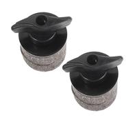 WHAMVOX Stand Cymbal Felt Attachment Set with Wing Nut Fixed Split Screw Gasket 5.70X4.50X3.70Cm Quick Installation and Hand-Tightening Screws for Drummers’ Live Performances and Practice