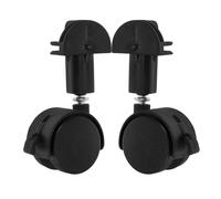 WHAMVOX Stem Casters Wheels Easy Installation Sturdy Iron and Plastic Material and Large Replacement for 2pcs Heavy Duty Casters with Cat Cage Cages Home Accessories