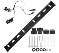 WHAMVOX Studless with Sponge Pad Tv Wall Mount Bracket No Drilling Required L-shaped Design Sturdy Stainless Steel and Aluminum Alloy Supports to 45kg for 32-65 Inch Lcd Tvs