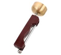 WHAMVOX Telescopic out Hand Call Bells Prayer Bell Automatic Handle Traditional Chinese Percussion Musical Instrument for Rituals Temple Meditation Use