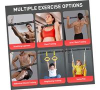 WHAMVOX Telescopic Pull Up Bar for Door Frame Sturdy Home Fitness Equipment with Padded Comfortable Grip No-drill Installation Compact Design for Strength Training and Gym Accessories for