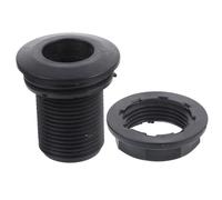 WHAMVOX Threaded Bulkhead Water Tank Connector 1 Inch with Easy Assembly Plastic Round Seal Gasket Adapter for Aquariums and Water Tanks in Home Gardening and Garden Horticulture