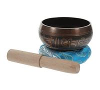 WHAMVOX Tibetan Singing Bowl for Meditation Yoga Mindfulness Healing Stress Relief Manual Tapping Bowl with Mallet Home Decor Buddhist Supplies Random Style