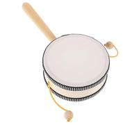 WHAMVOX Traditional Chinese Hand Drum Handheld Percussion Instrument for Preschoolers Early Music Education Kindergarten Performance