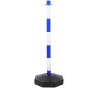 WHAMVOX Traffic Delineator Post Cone with Reflective Surface and Plastic Material for Traffic Management and Queueing, Providing Barriers and Guiding Drivers on Driveways and Roads