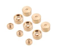 WHAMVOX Trumpet Button Buckle Upper Cover in Golden Copper Material, Practical and Not Easy to Fade, Beautiful Design for Musical Instrument Accessories, Suitable for Brass Trumpets
