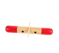 WHAMVOX Tube Shaped Guiro Instrument for Wooden Latin Percussion with Rhythm Sticks Fun Educational Music Instrument for Boys and Music Classrooms