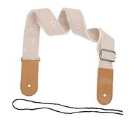 WHAMVOX Ukulele Belt for Guitar Strap Practical Classic Design Made of Cotton and Linen Material Suitable for Daily Performance and Practice