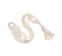 WHAMVOX Ukulele Wall Hanger Macrame Mesh Bag Guitar Storage Hand-woven Cotton Wall Mount Instrument Holder for Home Garden Kitchen