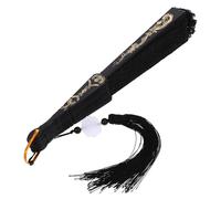 WHAMVOX Vintage Style Lace Hand Fan with Tassel Lightweight Chinese Dance Prop Portable and Compact for Women -ready Traditional Folding Fan