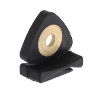 WHAMVOX Viola Practice Mute Soft Muffler Tool for Orchestra Use, Black Noise Reduction Silence Accessory, Hearing Protection for Violin and Viola Practice