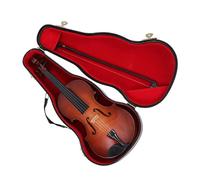 WHAMVOX Violin Ornament Miniature Violin Model Musical Instrument Accessory Sturdy for Room Decor