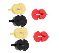 WHAMVOX Violin Rubber Mutes Quiet Practice Silencers 6pcs for Violin and Viola Lightweight Sturdy Rubber Mute Accessories Easy to Operate