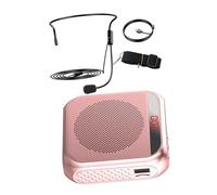 WHAMVOX Voice Amplifier Led Screen Rose Gold Flagship Portable Rechargeable for Classroom Travel Training Microphone