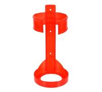 WHAMVOX Wall Mount Fire Extinguisher Bracket Red Plastic Holder for Home and Car Easy Install Sturdy Fire Extinguisher Hanger with Quick Access Design for Emergency Safety
