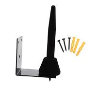 WHAMVOX Wall-mounted Flute Holder and Clarinet Bracket with 3 Screws, Iron Material for Protecting Instrument and Improving Stability, Black Flute Rack Suitable for Musical Instruments