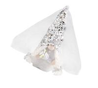 WHAMVOX Wedding Plush Gnome Doll Bride Faceless Doll Nordic Style Wedding Decor Romantic Bridegroom Figurine Table Display