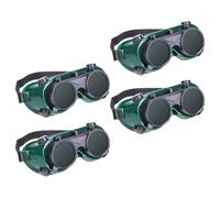 WHAMVOX Welding Safety Goggles and Comfortable Extended Wear 4pcs with Radiation Protection Plastic Frame Eye Protection for Welding and Polishing Work